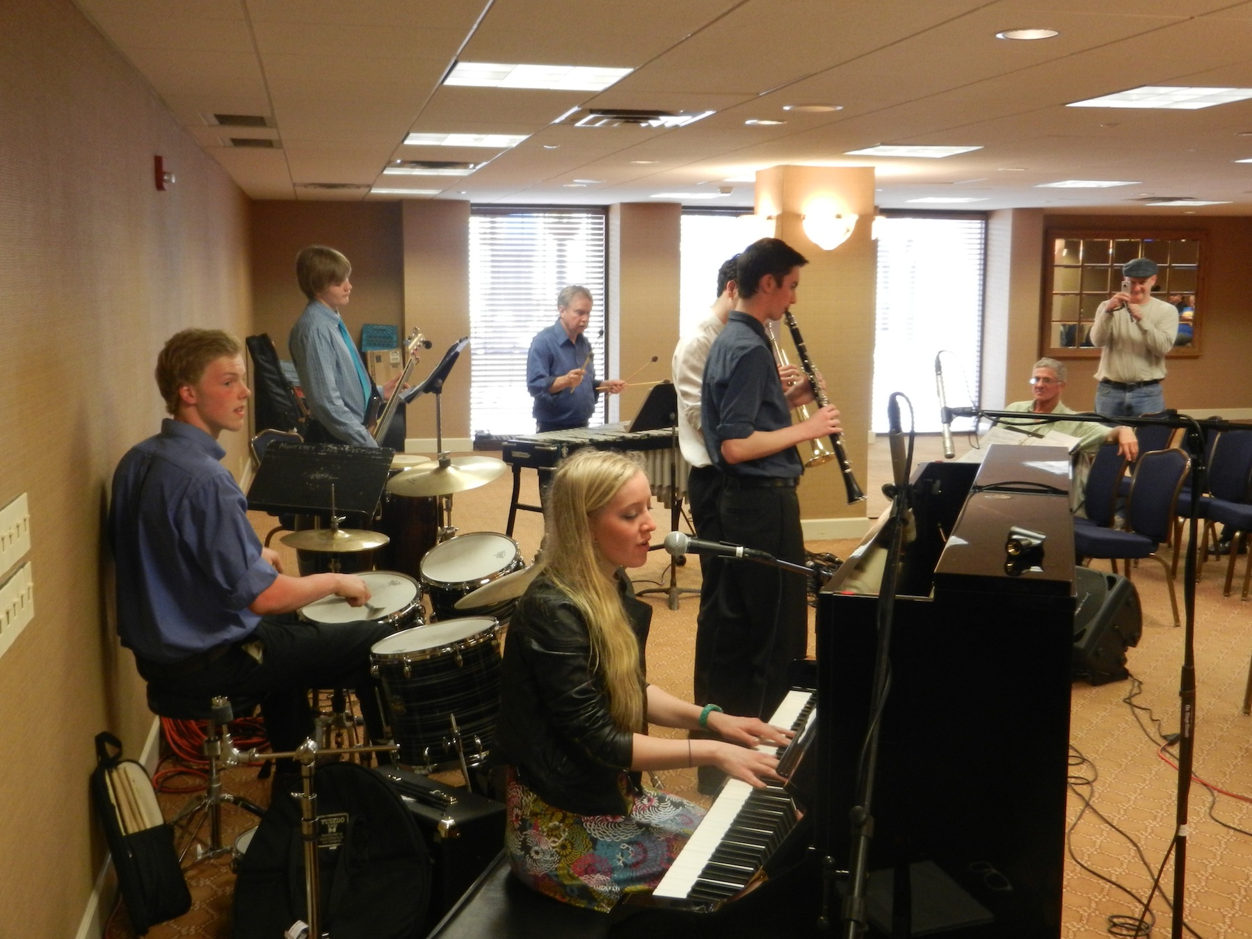 AJW students performing at Next Jen Jazz Festival